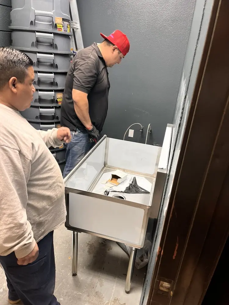 Commercial plumbing and sink installation in Rainier Beach